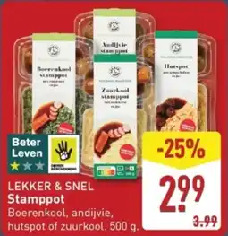 ALDI Lekker & snel stamppot aanbieding