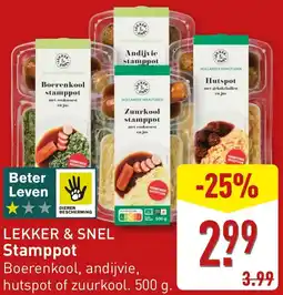 ALDI LEKKER & SNEL Stamppot aanbieding