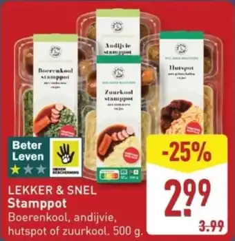 ALDI Lekker & snel stamppot aanbieding