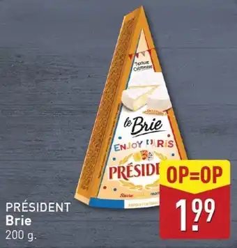 ALDI PRÉSIDENT Brie aanbieding