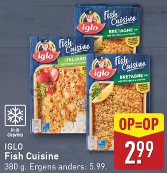 ALDI Iglo fish cuisine aanbieding