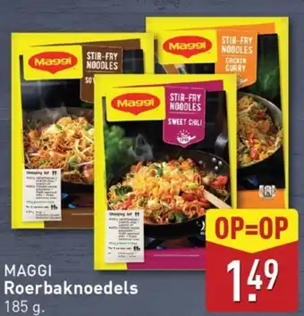 ALDI MAGGI Roerbaknoedels aanbieding