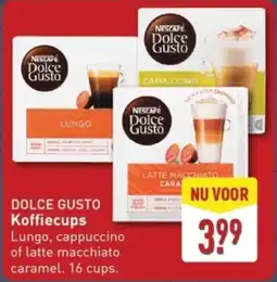 ALDI Dolce gusto koffiecups aanbieding