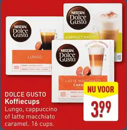 ALDI DOLCE GUSTO Koffiecups aanbieding