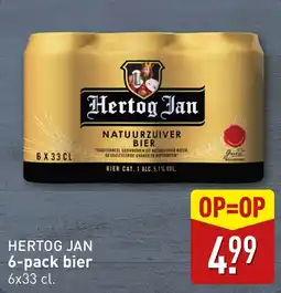 ALDI HERTOG JAN 6-pack bier aanbieding