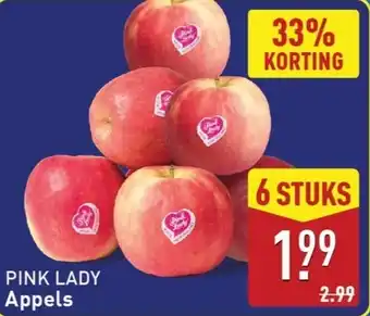 ALDI PINK LADY Appels aanbieding