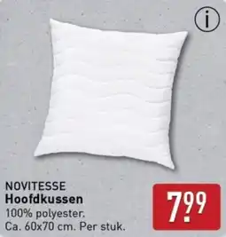 ALDI Novitesse hoofdkussen aanbieding