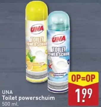 ALDI Una toilet powerschuim aanbieding