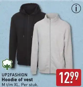 ALDI UP2FASHION Hoodie of vest aanbieding