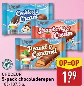 ALDI CHOCEUR 5-pack chocoladerepen aanbieding