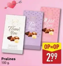 ALDI Pralines aanbieding