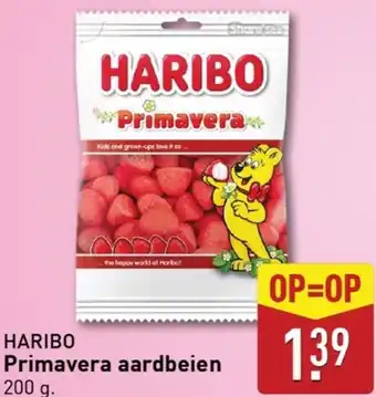 ALDI HARIBO Primavera aardbeien aanbieding