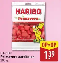 ALDI Haribo primavera aardbeien aanbieding