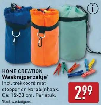 ALDI HOME CREATION Wasknijperzakje aanbieding