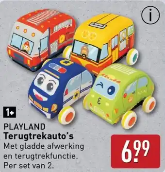 ALDI PLAYLAND Terugtrekauto's aanbieding