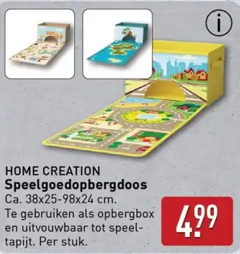 ALDI HOME CREATION Speelgoedopbergdoos aanbieding