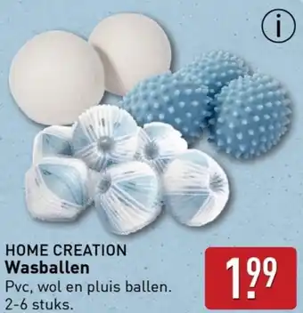 ALDI HOME CREATION Wasballen aanbieding