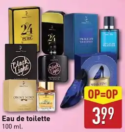 ALDI Eau de toilette aanbieding