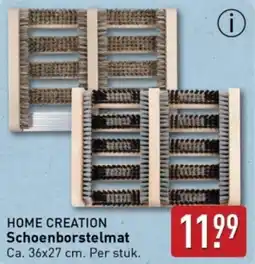 ALDI Home creation schoenborstelmat aanbieding