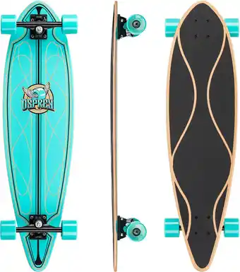 Bol.com Longboard - Rounded Pintail Cruiser - Osprey 36 - Helix aanbieding