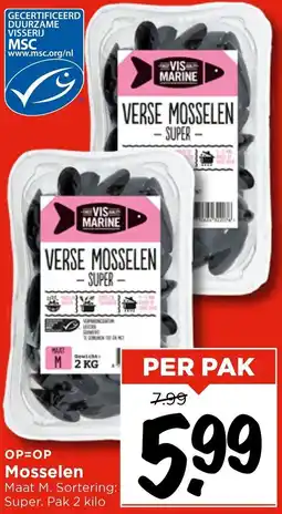 Vomar Voordeelmarkt Mosselen aanbieding