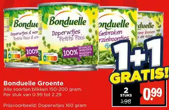 Vomar Voordeelmarkt Bonduelle Groente aanbieding