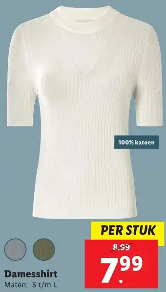 Lidl Damesshirt aanbieding