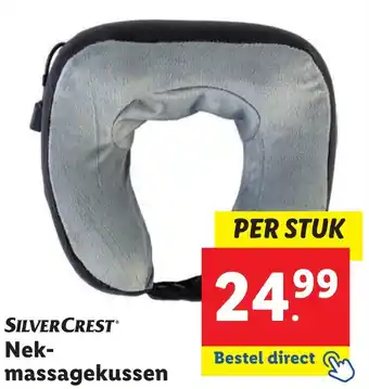 Lidl SILVERCREST Nekmassagekussen aanbieding