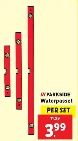 Lidl PARKSIDE Waterpasset aanbieding