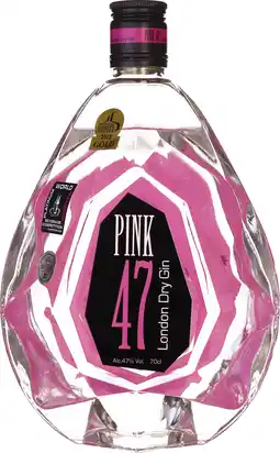 Drankdozijn Pink 47 Gin 70CL aanbieding