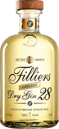 Drankdozijn Filliers 28 Barrel Aged Dry Gin 50CL aanbieding