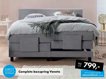 Woonsquare Complete boxspring Veneto aanbieding