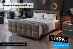 Woonsquare Complete boxspring Mirage aanbieding