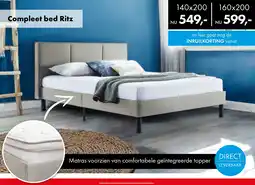 Woonsquare Compleet bed Ritz 160*200 aanbieding