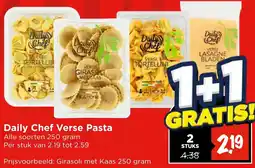 Vomar Voordeelmarkt Daily Chef Verse Pasta aanbieding