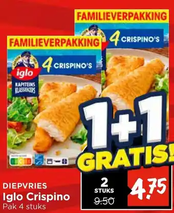 Vomar Voordeelmarkt Iglo Crispino aanbieding