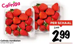 Vomar Voordeelmarkt Calinda Aardbeien aanbieding