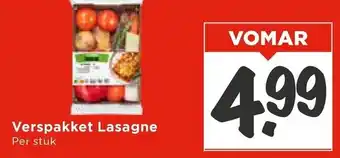 Vomar Voordeelmarkt Verspakket Lasagne aanbieding