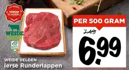 Vomar Voordeelmarkt lerse Runderlappen aanbieding