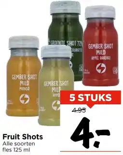 Vomar Voordeelmarkt Fruit Shots aanbieding