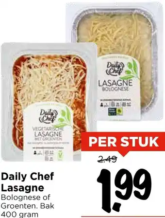 Vomar Voordeelmarkt Daily Chef Lasagne aanbieding