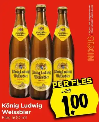 Vomar Voordeelmarkt König Ludwig Weissbier aanbieding