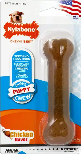 Amazon Nylabone Puppy Bone Flexibele Kauwbotten aanbieding