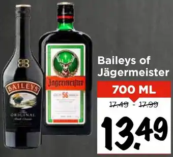 Vomar Voordeelmarkt Baileys of Jägermeister aanbieding