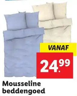 Lidl Mousseline beddengoed aanbieding