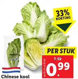 Lidl Chinese kool aanbieding