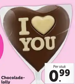 Lidl Chocolade Lolly aanbieding