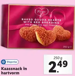 Lidl Kaassnack in hartvorm aanbieding