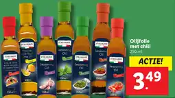 Lidl Olijfolie met chili aanbieding