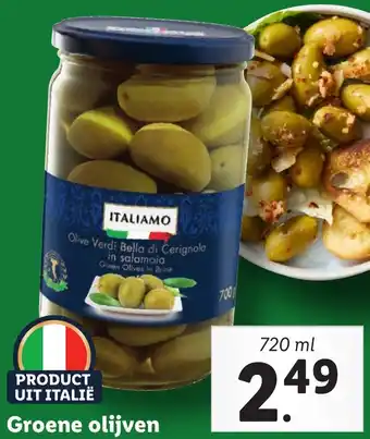 Lidl Groene olijven aanbieding